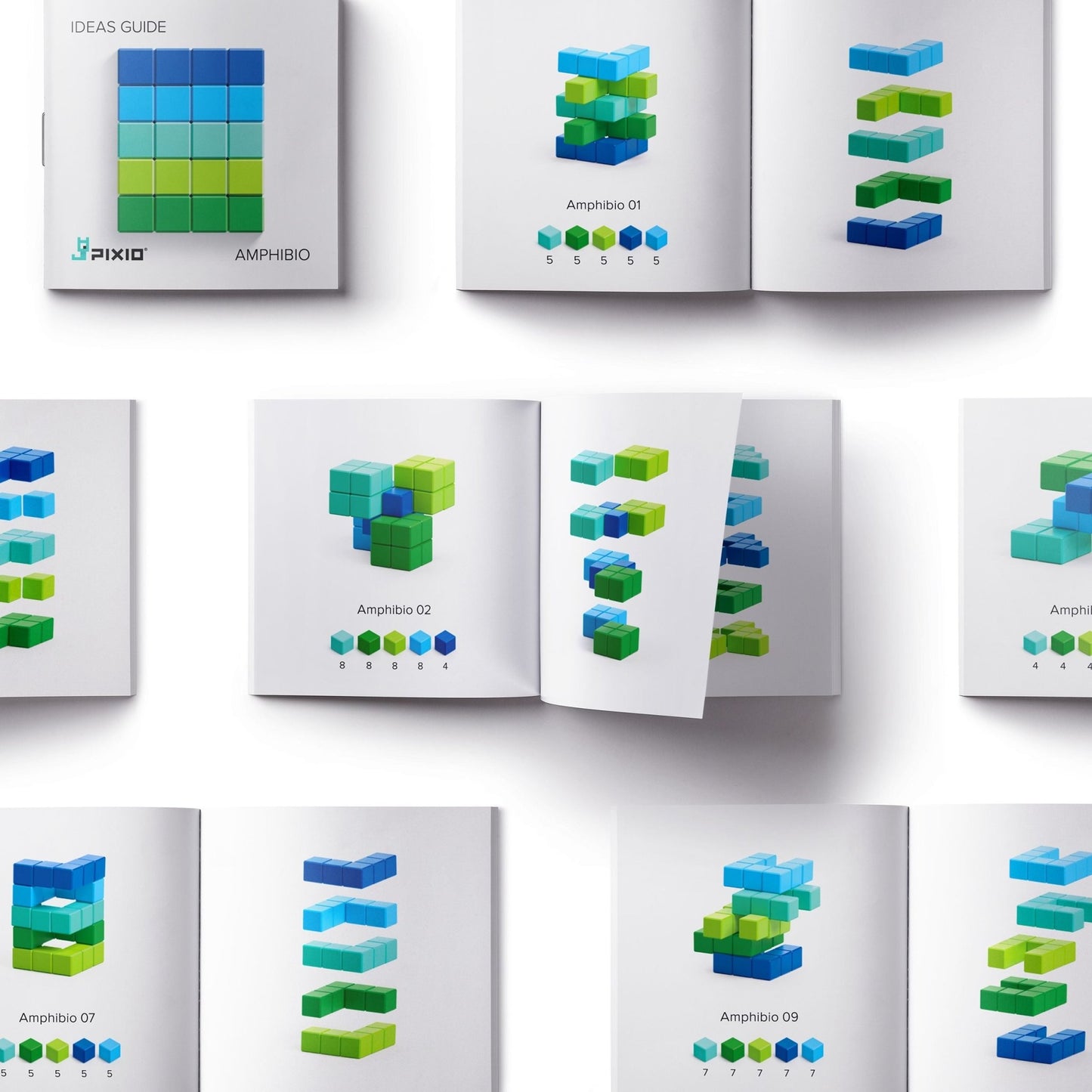 Pixio - Pixio - Magnetische blokjes - Abstract Amphibio - Playlaan