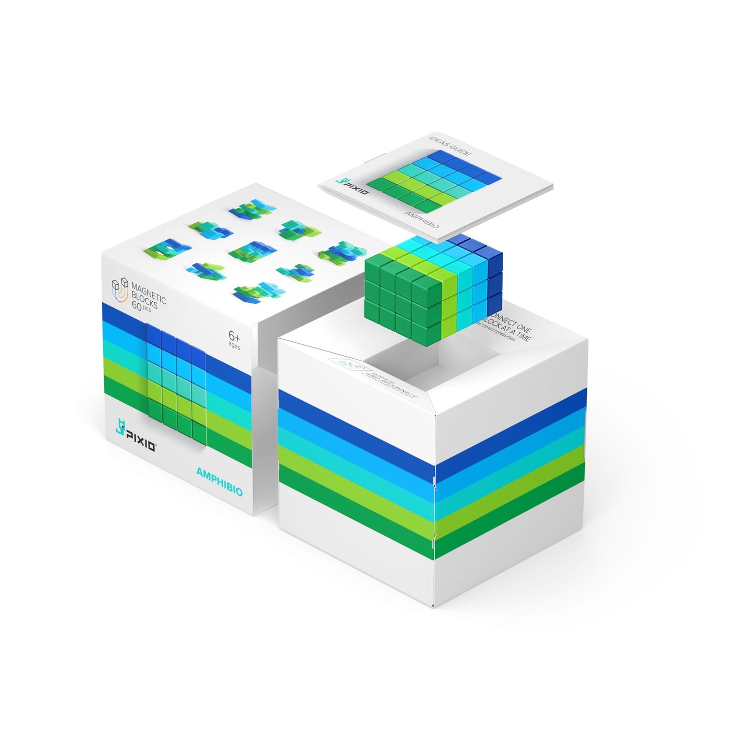 Pixio - Pixio - Magnetische blokjes - Abstract Amphibio - Playlaan