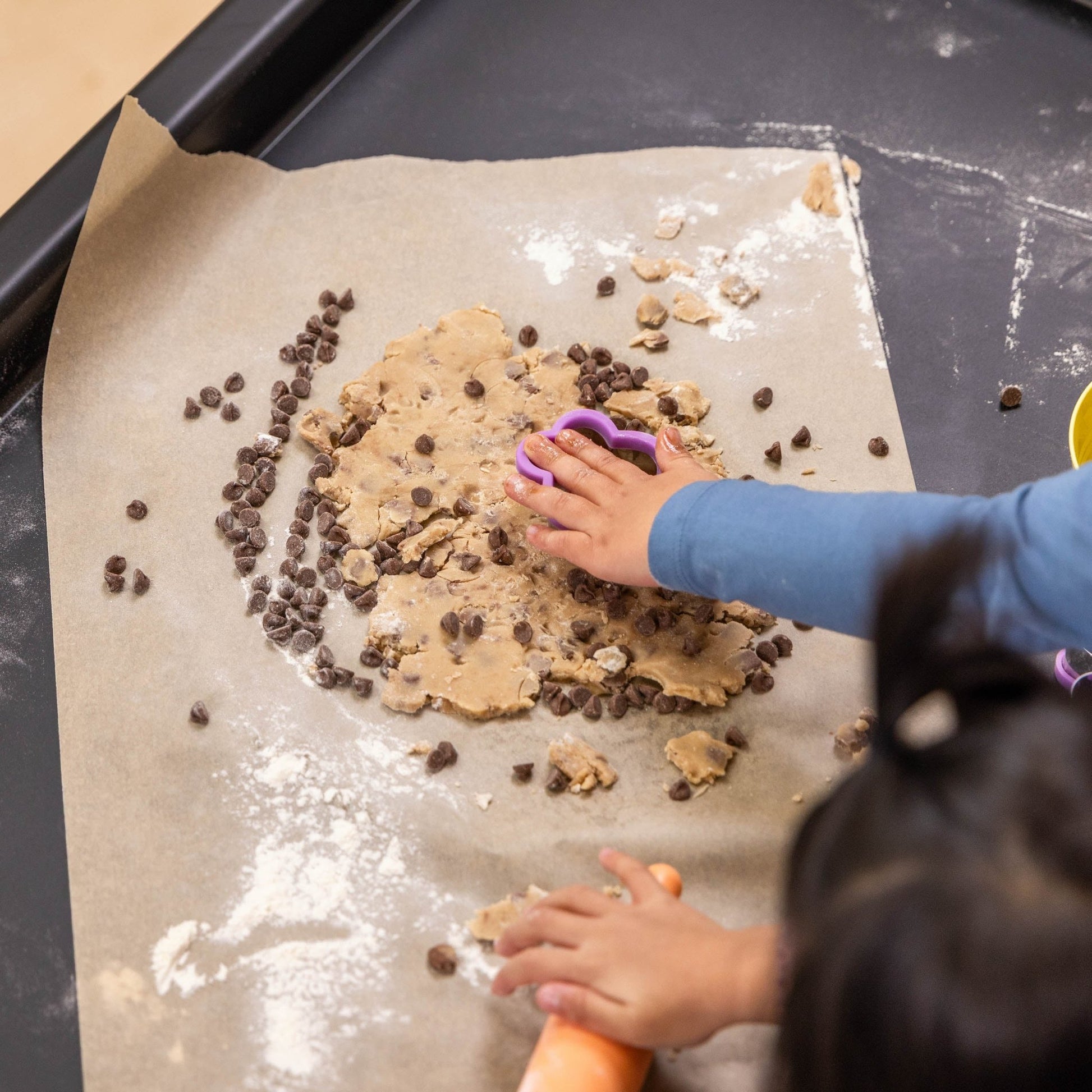 Playhouse - PlayTray - Activiteitentafel zwart + Verstelbaar onderstel set - Playlaan