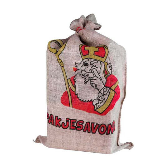 Playlaan - Jute Sinterklaaszak - Pakjesavond H 102 cm - Playlaan