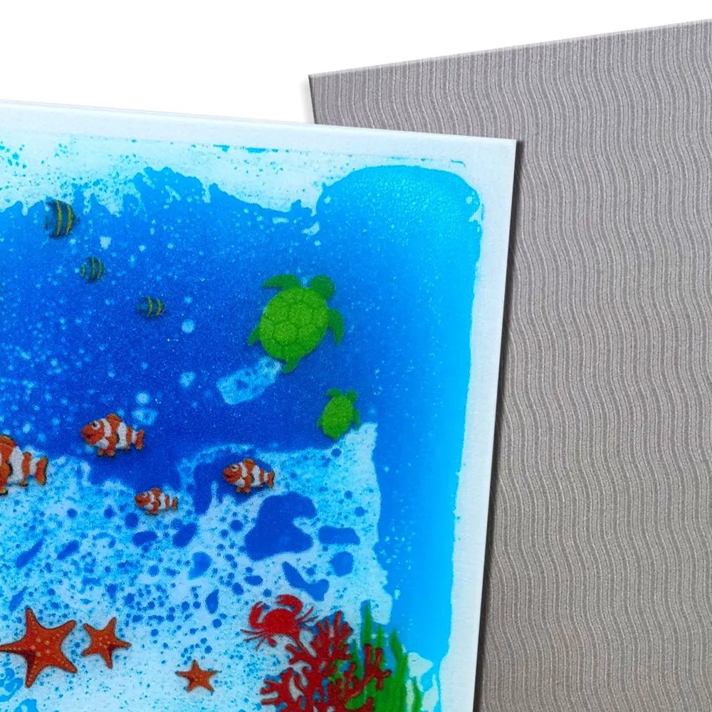 Playlaan - Sensorische Vloeibare Vloertegels Dieren set van 4 - Playlaan