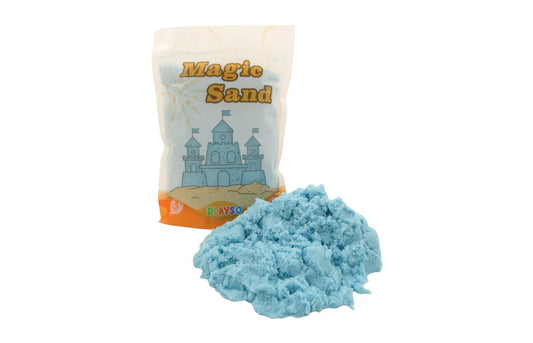 PlaySo - Magic Sand blauw 1 kg - PlaySo - Playlaan