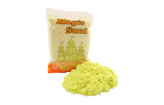 PlaySo - Magic Sand geel 1 kg - PlaySo - Playlaan