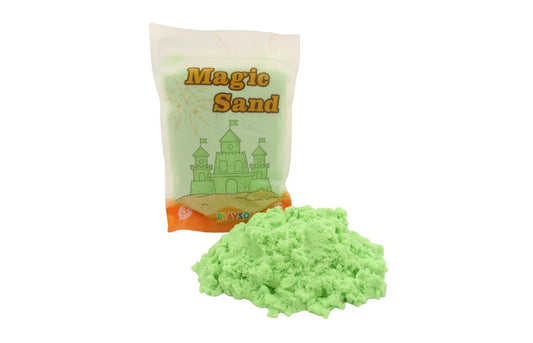 PlaySo - Magic Sand groen 1 kg - PlaySo - Playlaan