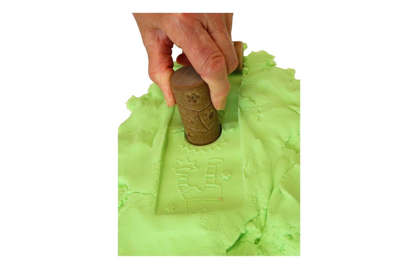 PlaySo - Magic Sand groen 1 kg - PlaySo - Playlaan