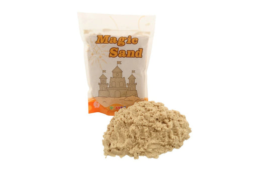 PlaySo - Magic Sand natuur 1 kg - PlaySo - Playlaan