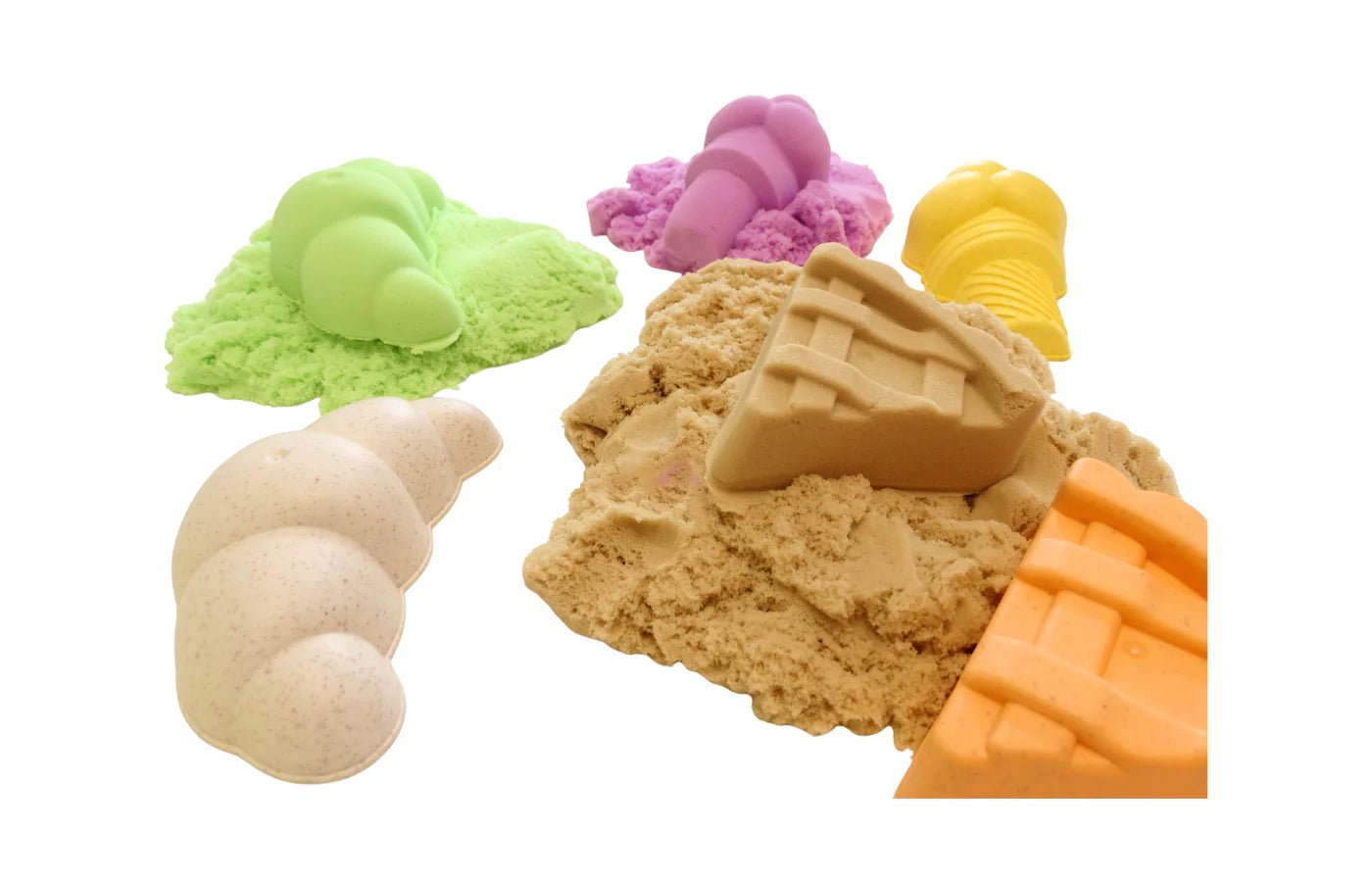 PlaySo - Magic Sand oranje 1 kg - PlaySo - Playlaan