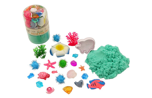 PlaySo - Sand Play Jar - onderwater wereld Oceaan - PlaySo - Playlaan