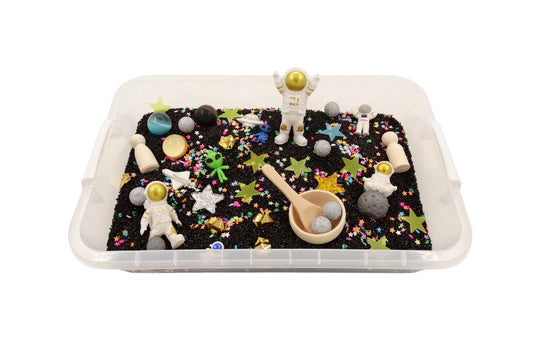 PlaySo - Sensory Play Tray - ruimte speelrijst - PlaySo - Playlaan