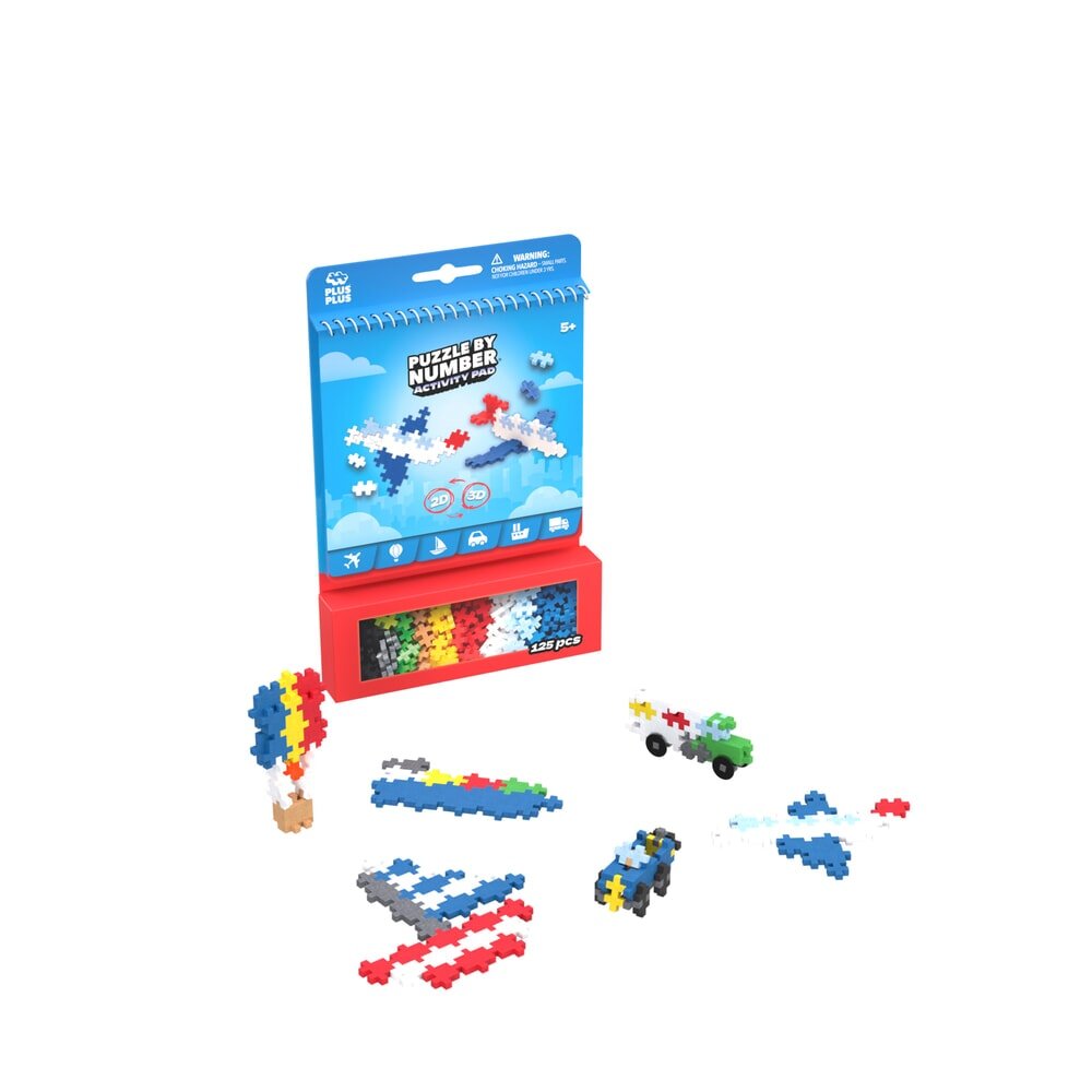 Plus - Plus - Plus - Plus Activity Pad – Transport - Playlaan
