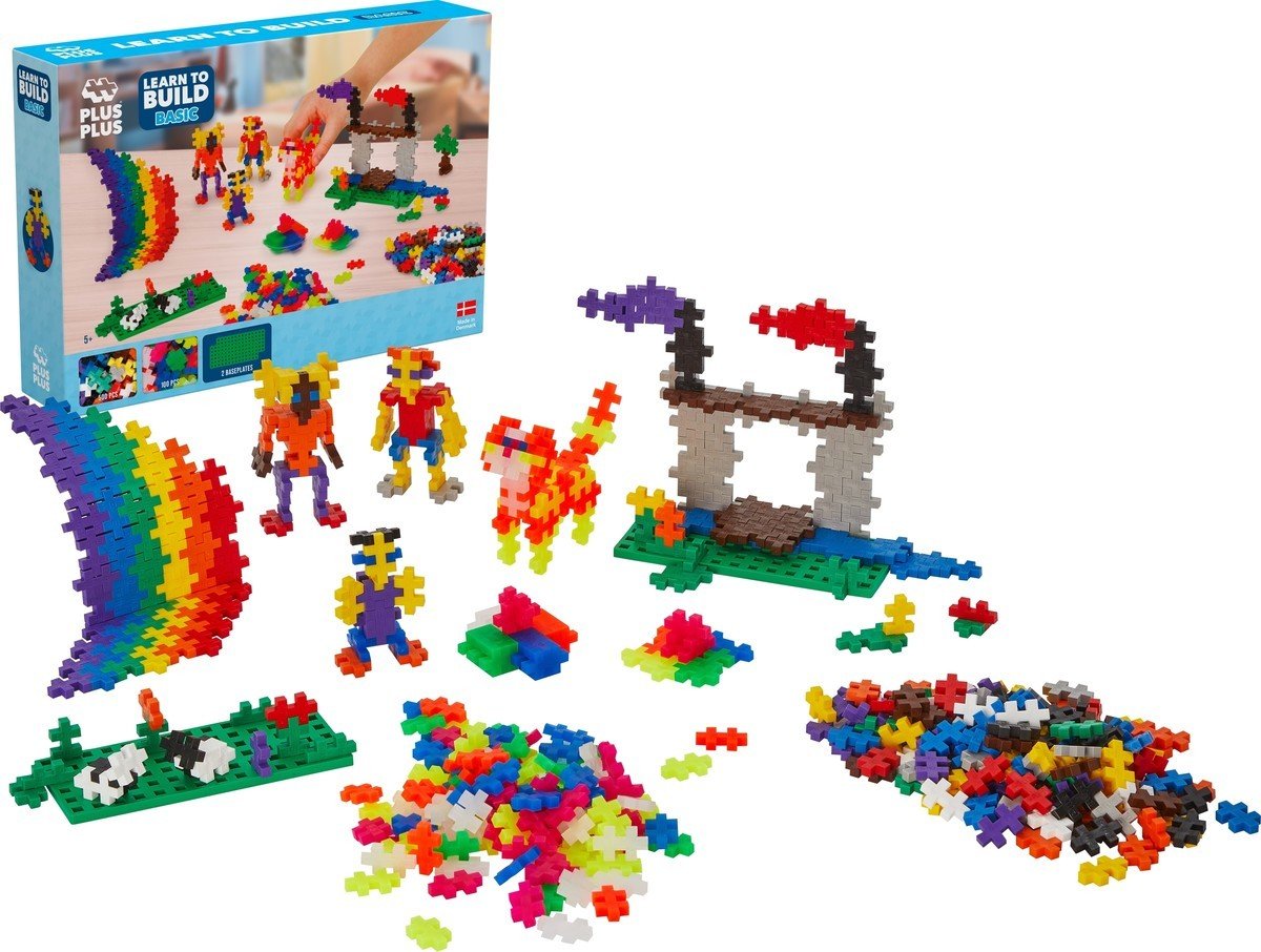 Plus - Plus - Plus - Plus Learn to Build basic 600 stuks - Playlaan