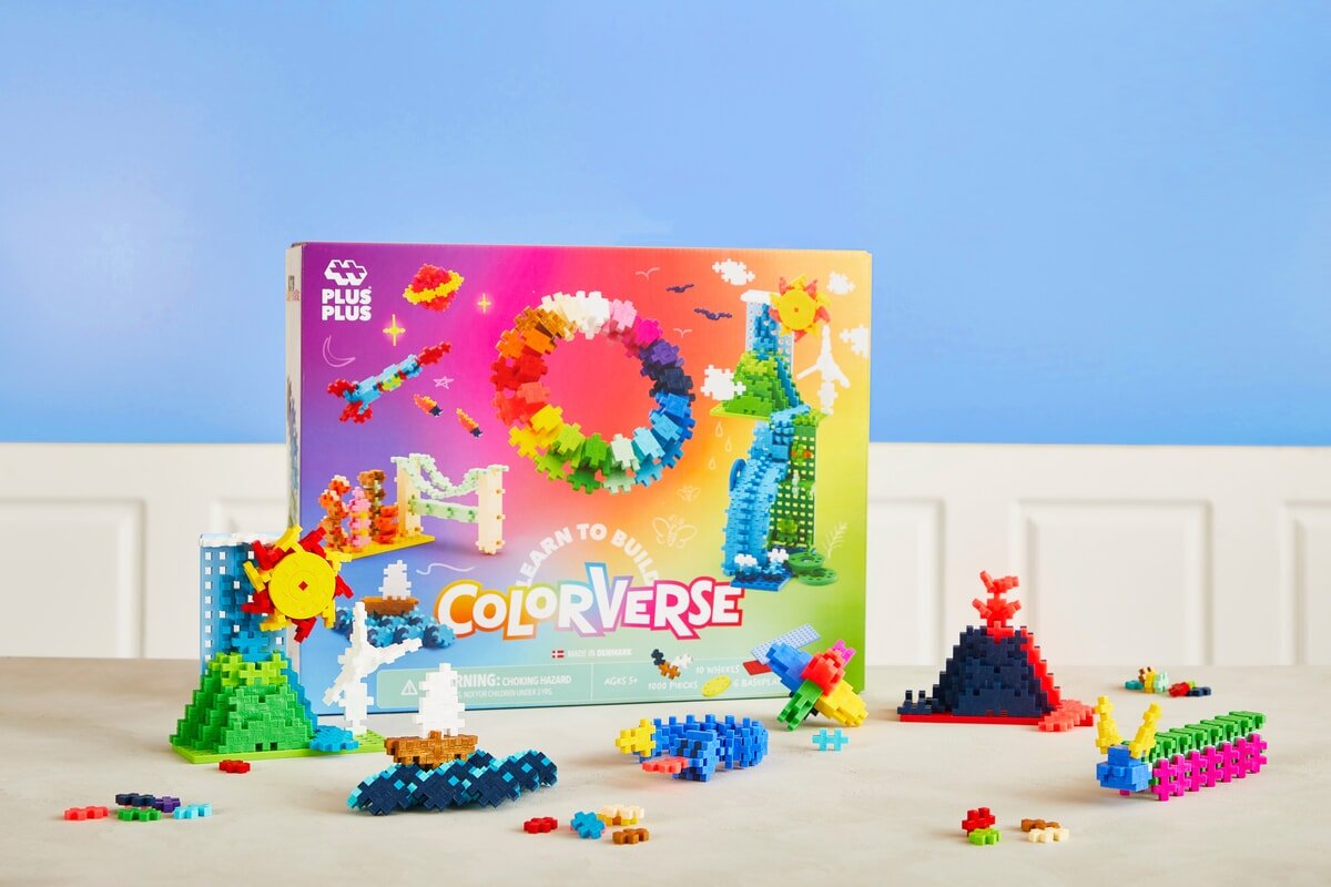 Plus - Plus - Plus - Plus Learn to build Colorverse Super set 1116 stuks - Playlaan