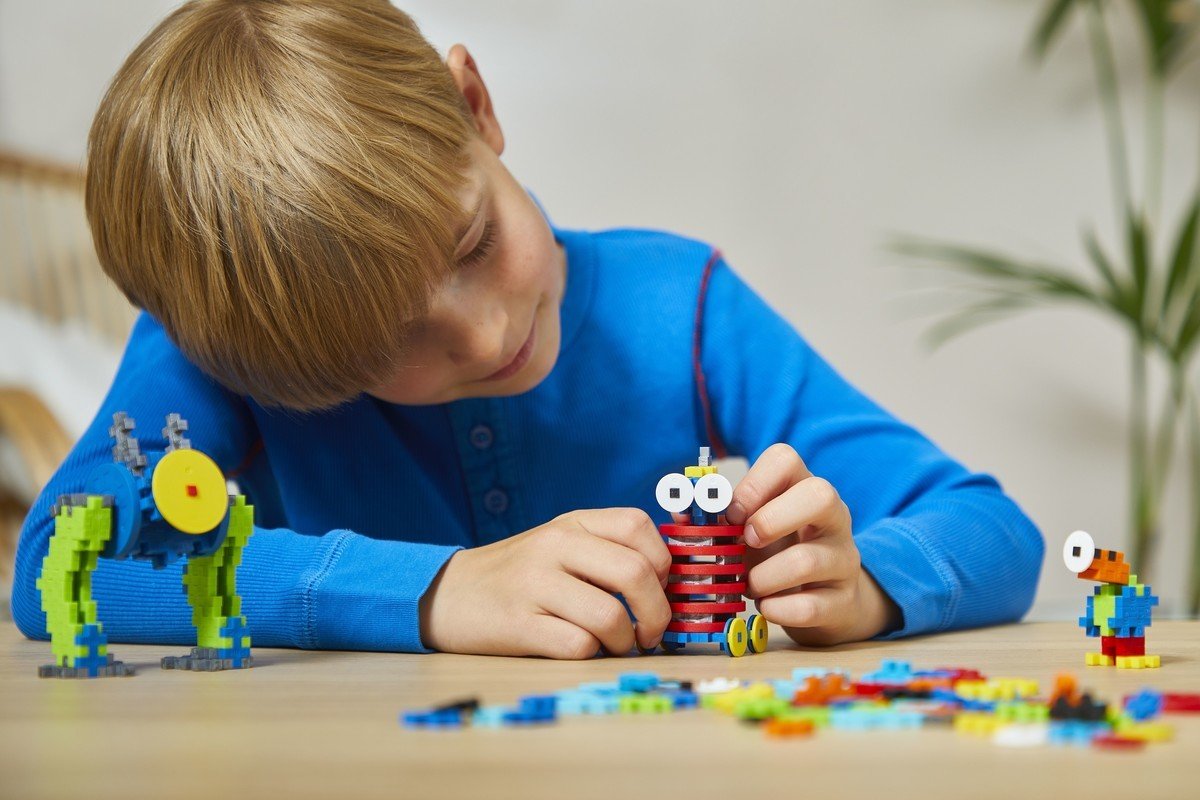 Plus - Plus - Plus - Plus Learn to Build robot 275 stuks - Playlaan