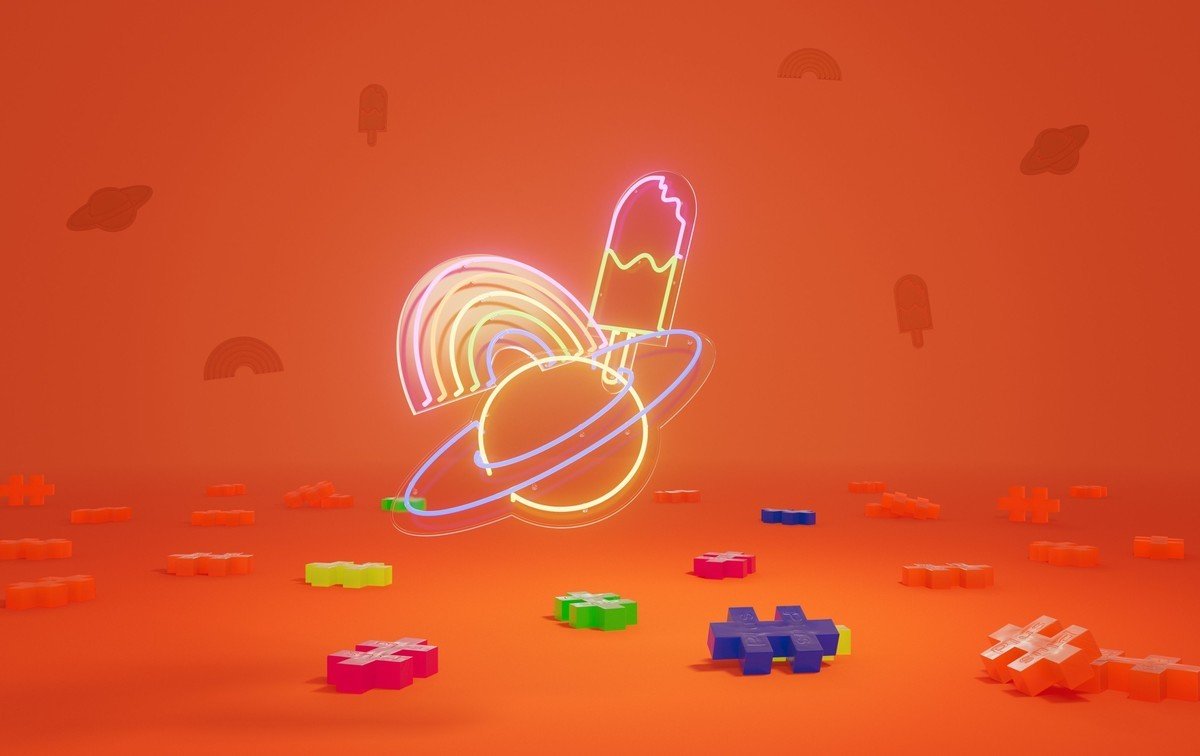 Plus - Plus - Plus - Plus Neon 600 stuks - Playlaan