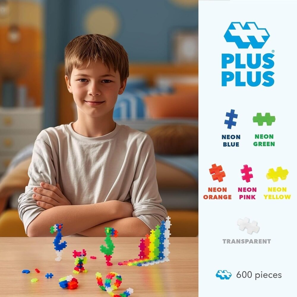 Plus - Plus - Plus - Plus Neon 600 stuks - Playlaan