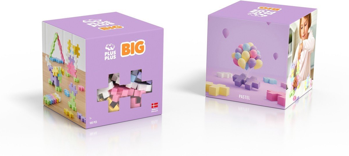 Plus - Plus - Plus - Plus Pastel BIG 100 stuks - Playlaan