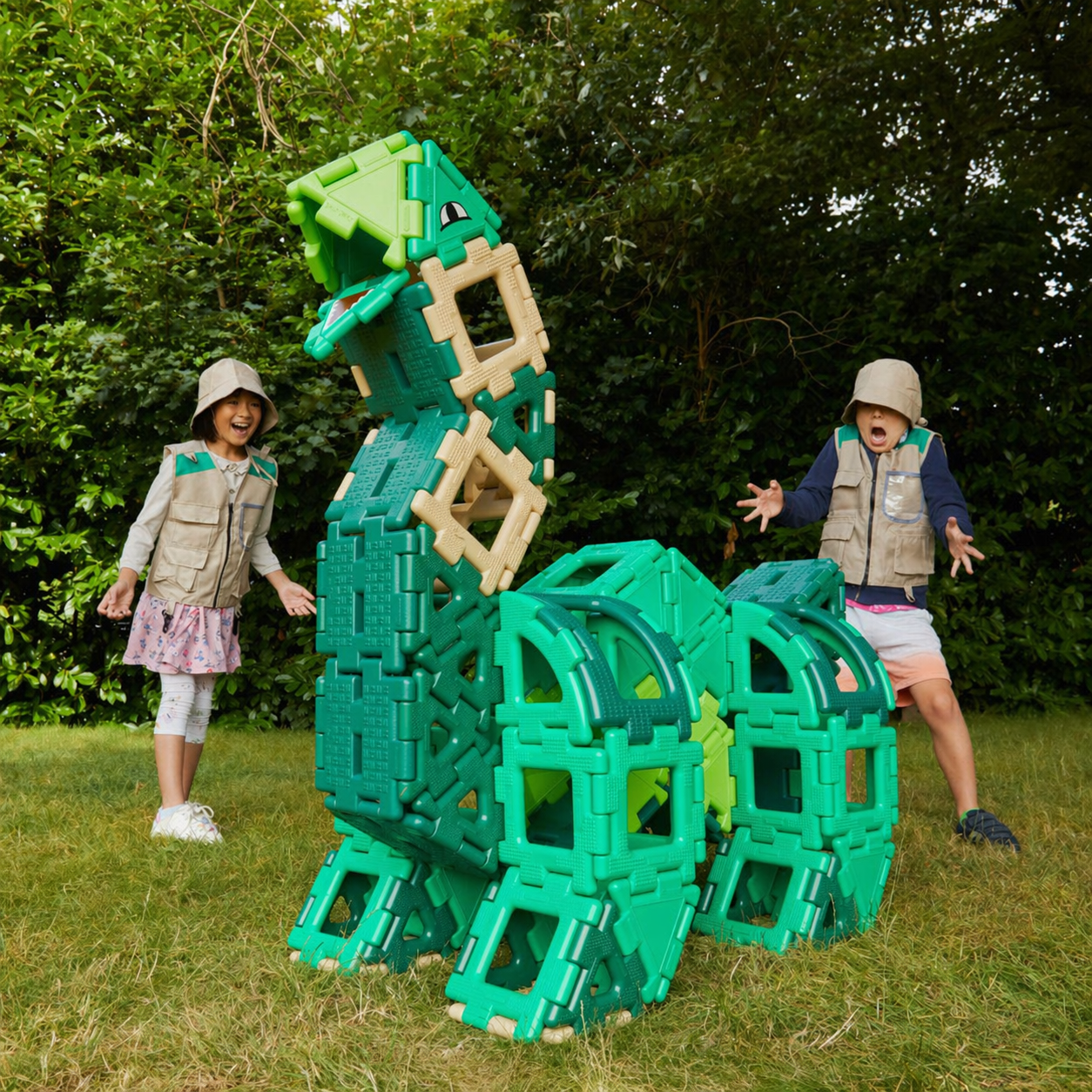 Polydron - Polydron - Giant Polydron Dinosaur Set - Playlaan