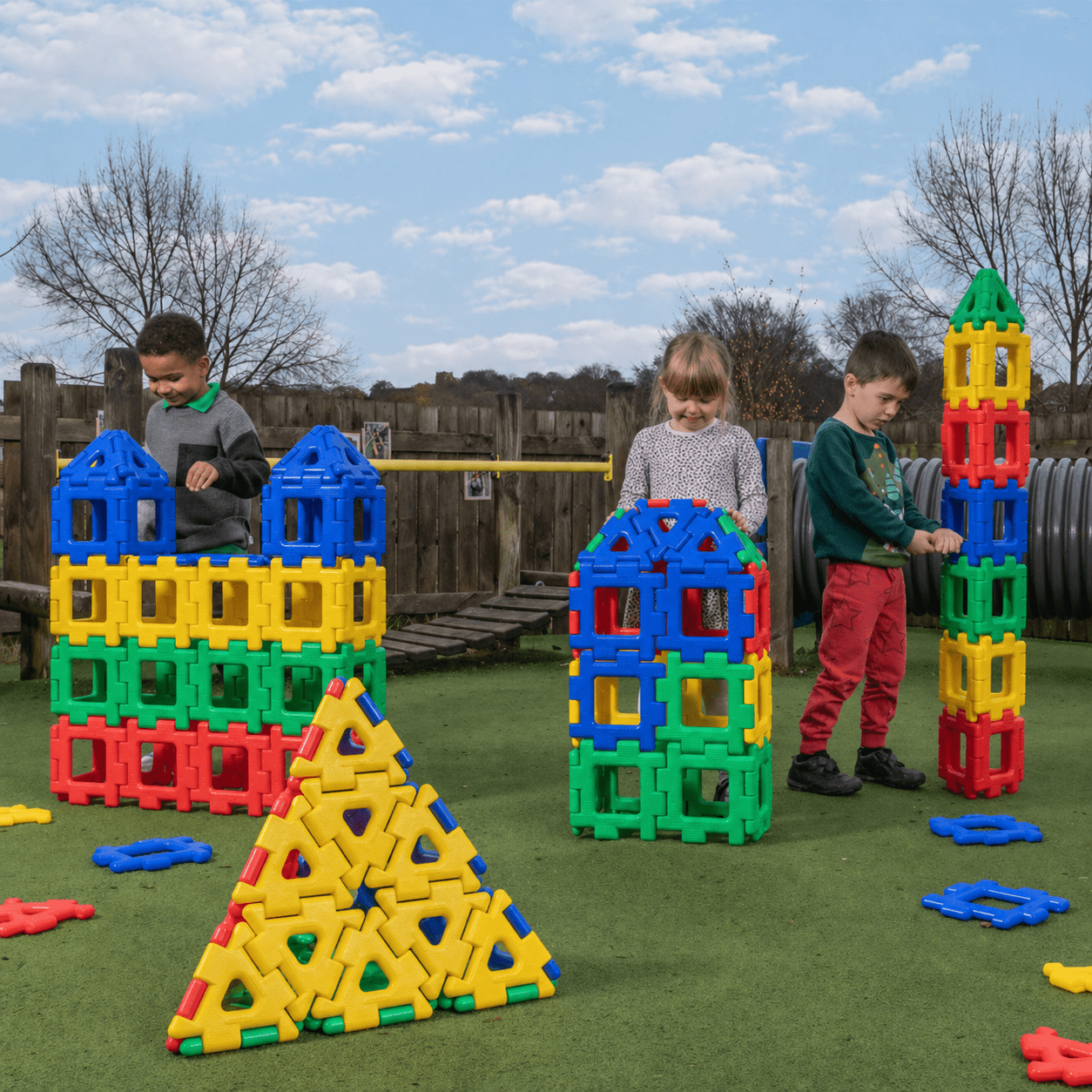 Polydron - Polydron - Giant Super Value Set (160st) - Playlaan