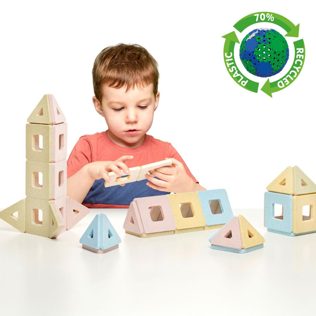 Polydron - Polydron - KinderMag magnetische bouwset (48st) - Playlaan