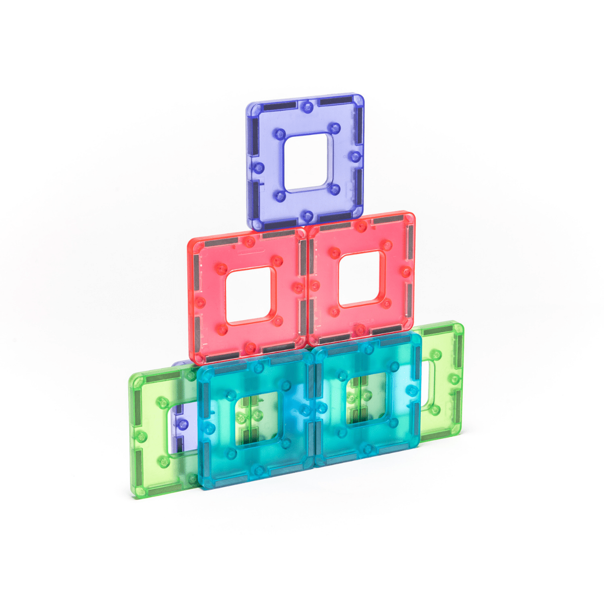 Polydron - Polydron - KinderMag transparante constructieset (48st) - Playlaan