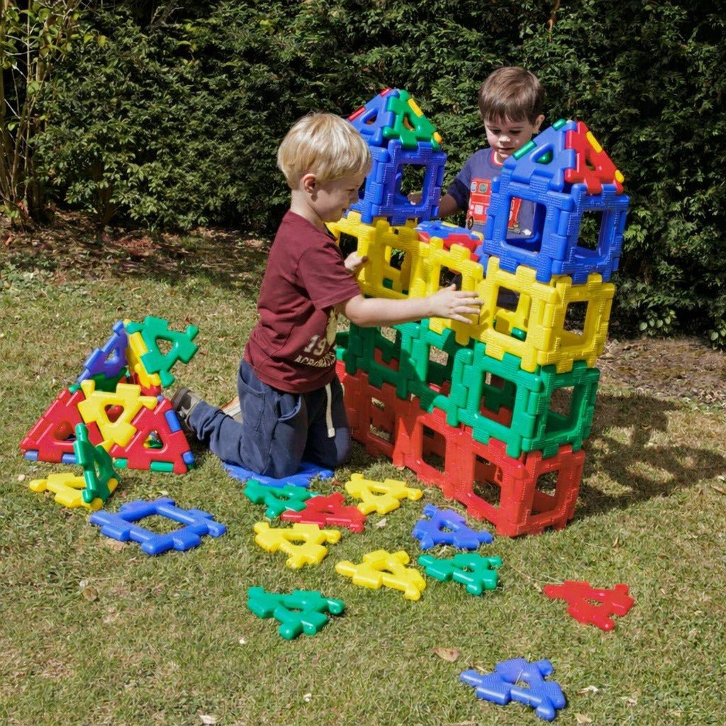 Polydron - Polydron - Reuzen constructieset klassenset (80st) - Playlaan