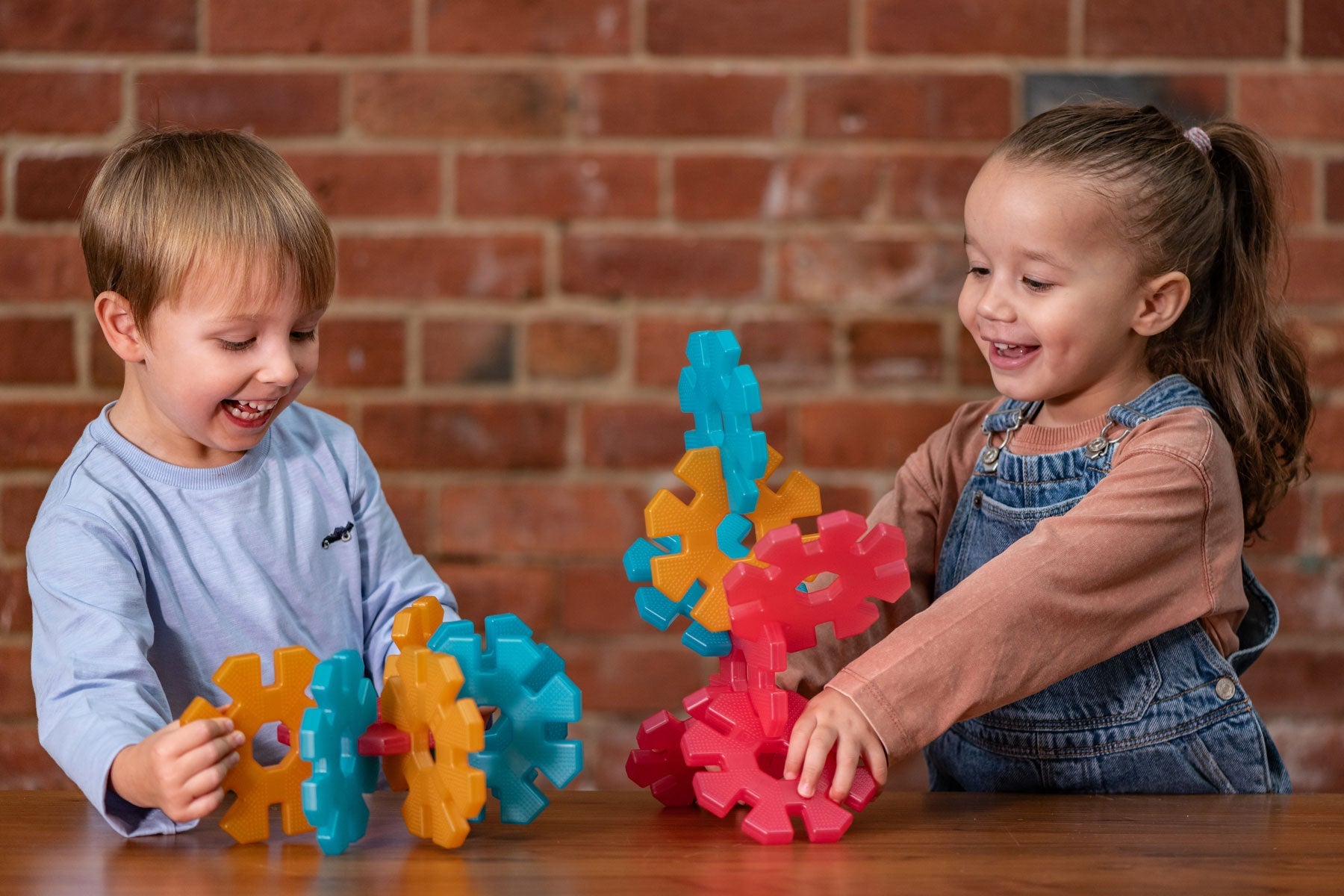 Polydron - Polydron - Transparante Octoplay bouwset klassenset (42st) - Playlaan