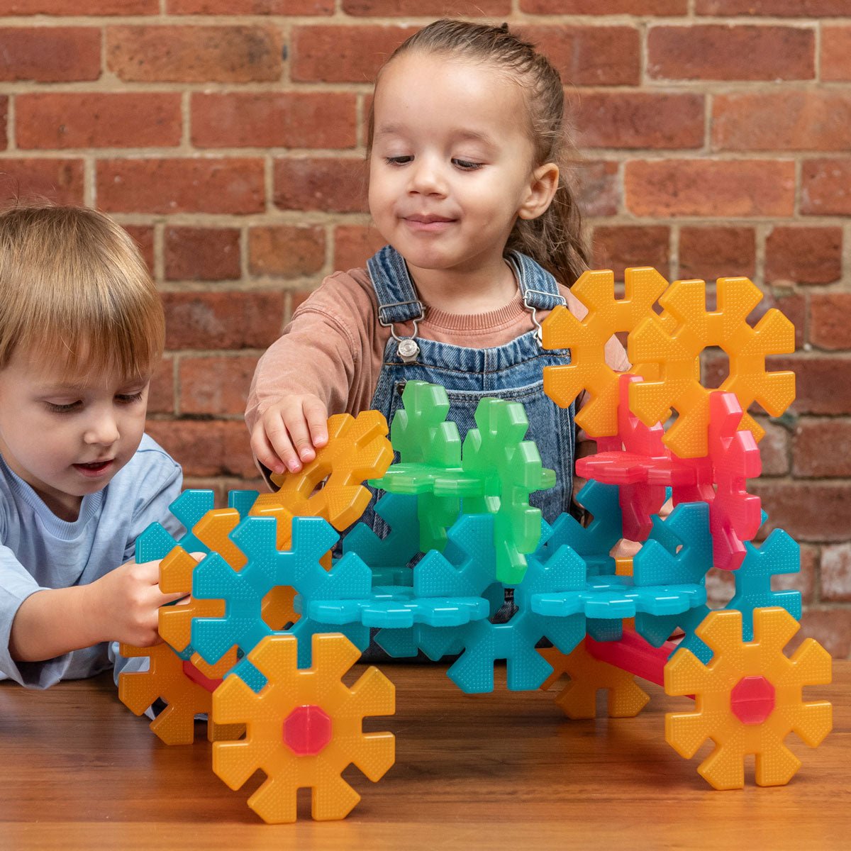 Polydron - Polydron - Transparante Octoplay bouwset klassenset (42st) - Playlaan