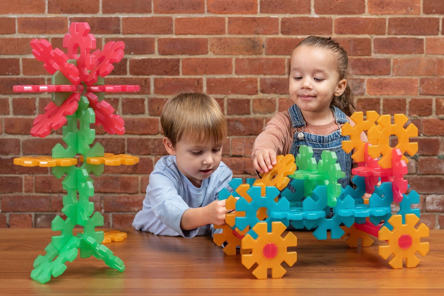 Polydron - Polydron - Transparante Octoplay bouwset klassenset (42st) - Playlaan
