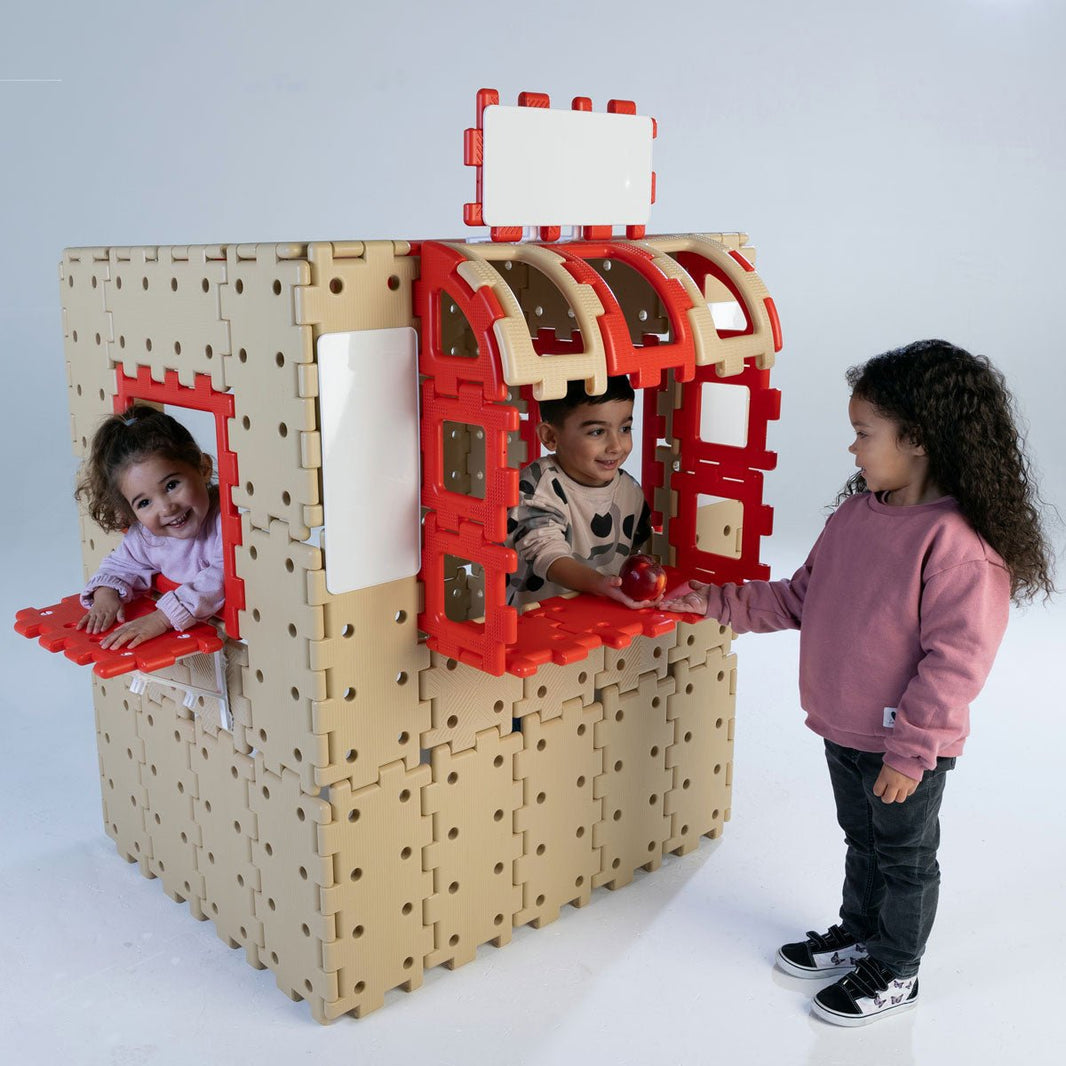 Polydron - Polydron - Winkeltje reuzen constructieset Build - A - Shop - Playlaan