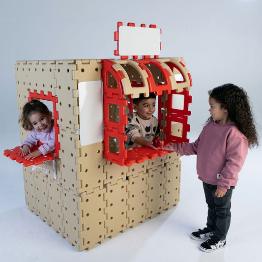 Polydron - Polydron - Winkeltje reuzen constructieset Build - A - Shop - Playlaan