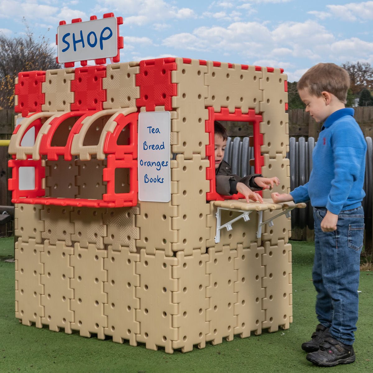 Polydron - Polydron - Winkeltje reuzen constructieset Build - A - Shop - Playlaan