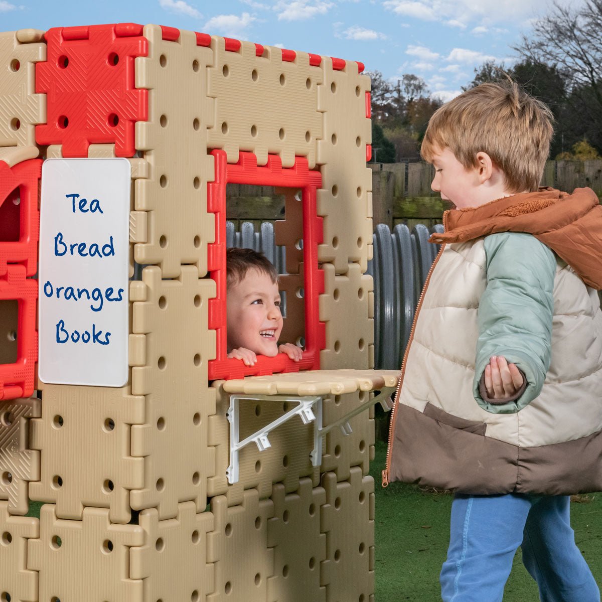 Polydron - Polydron - Winkeltje reuzen constructieset Build - A - Shop - Playlaan