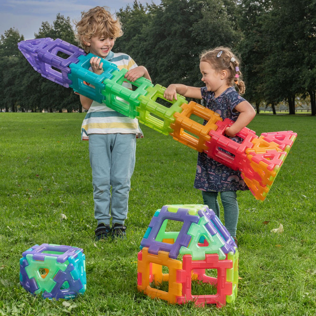 Polydron - Translucent Giant Polydron Class Set - Playlaan
