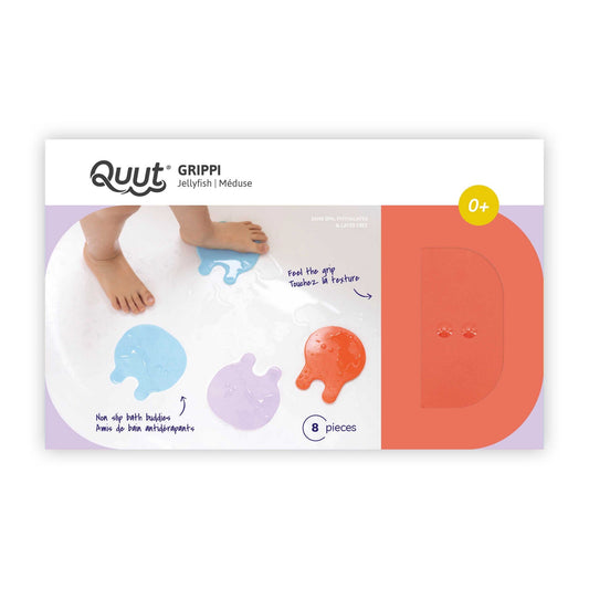 Quut - Quut - Badmatjes Grippi - Koraal/ Blauw 8 stuks - Playlaan
