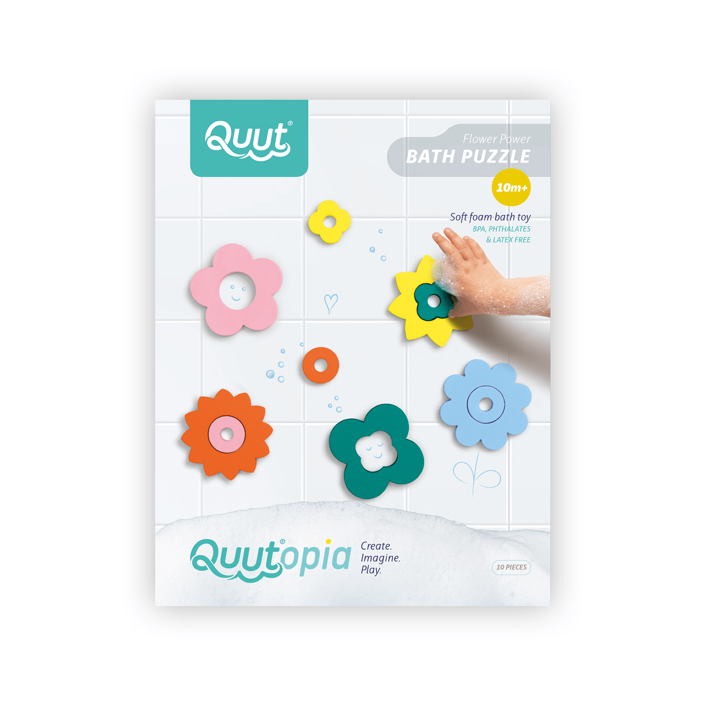 Quut - Quut - Badpuzzel - Flower Power - Playlaan