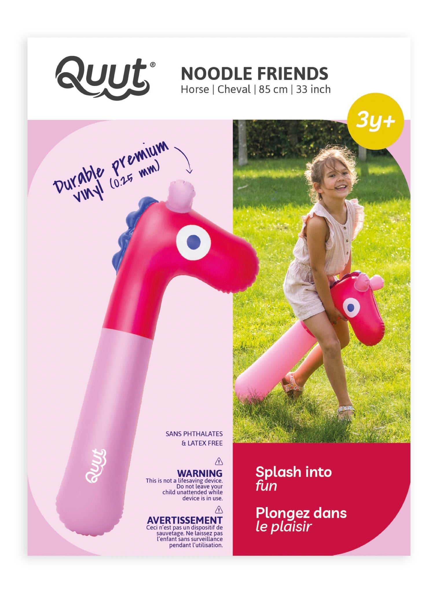 Quut - Quut - Opblaasbaar Paard Noodle Friends - Playlaan