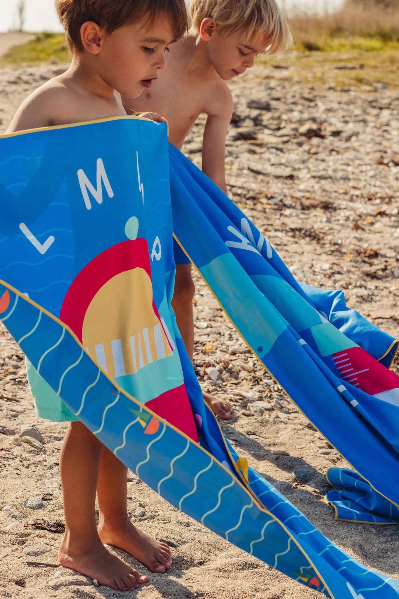 Quut - Quut - PlayTowel L (180 x 100cm) - Lighthouse Blue - Playlaan