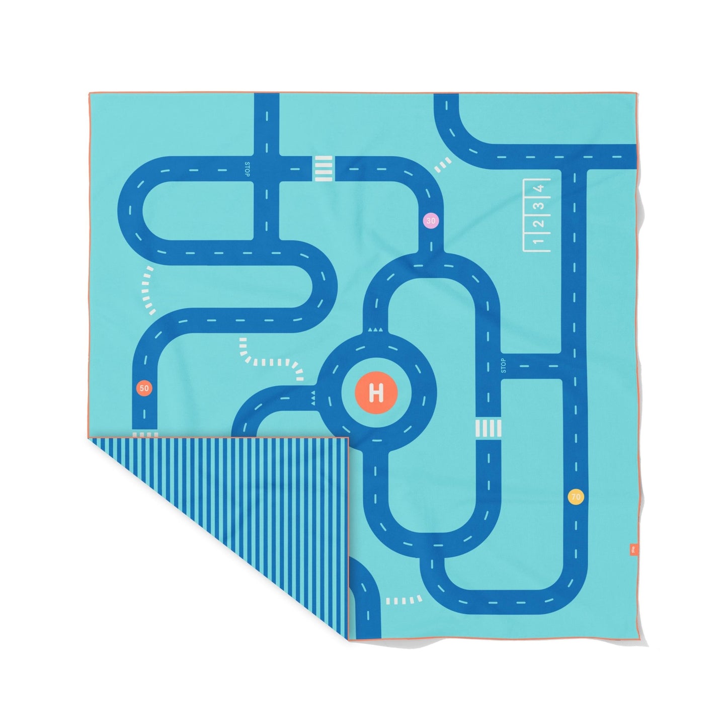 Quut - Quut - Speelhanddoek (180 x 180cm) - Road - Playlaan