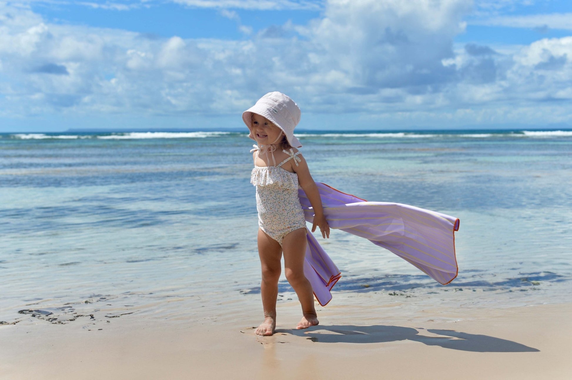 Quut - Quut - Strandlaken Speelhanddoek L (180 x 100cm) - Hinkelspel - Playlaan