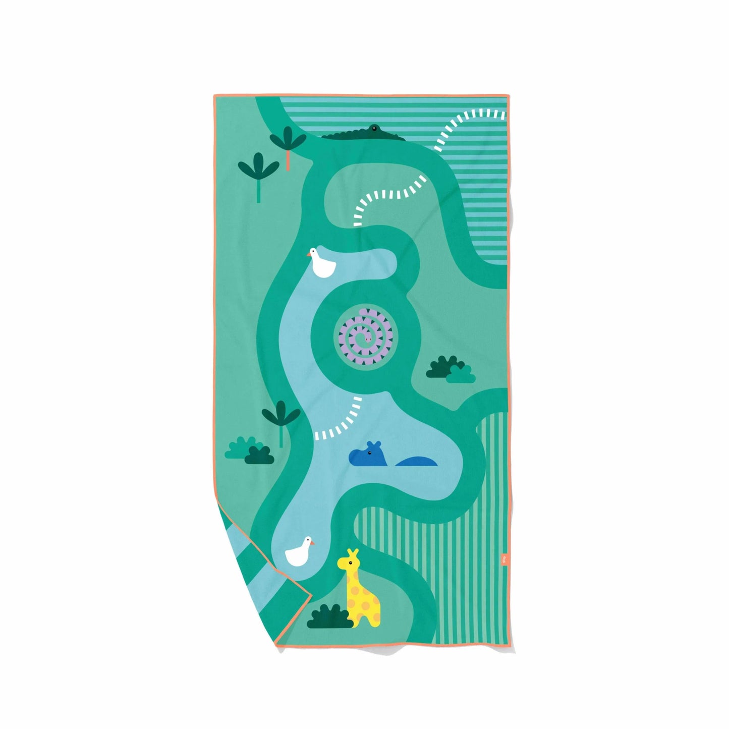 Quut - Quut - Strandlaken Speelhanddoek L (180 x 100cm) - Safari - Playlaan
