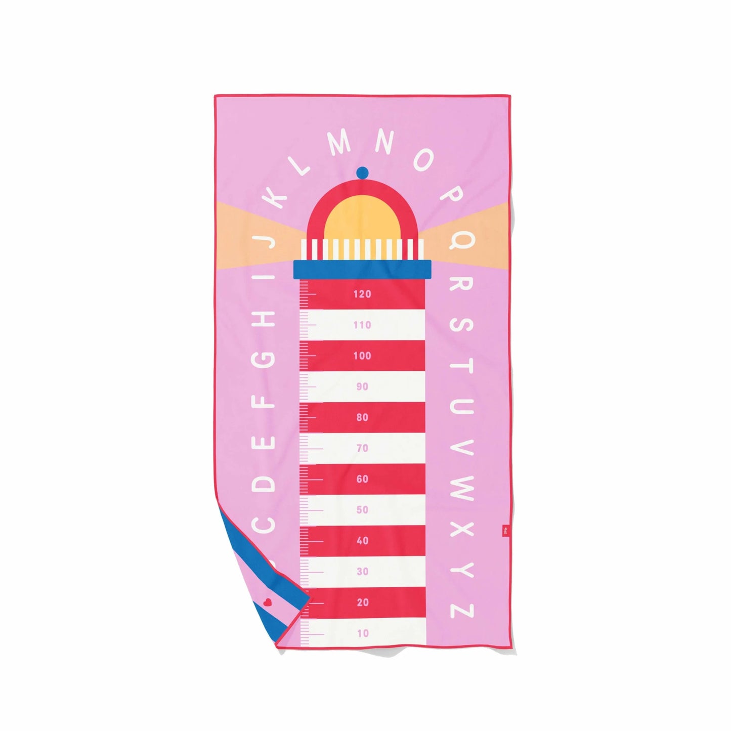 Quut - Quut - Strandlaken Speelhanddoek L (180 x 100cm) - Vuurtoren - Playlaan