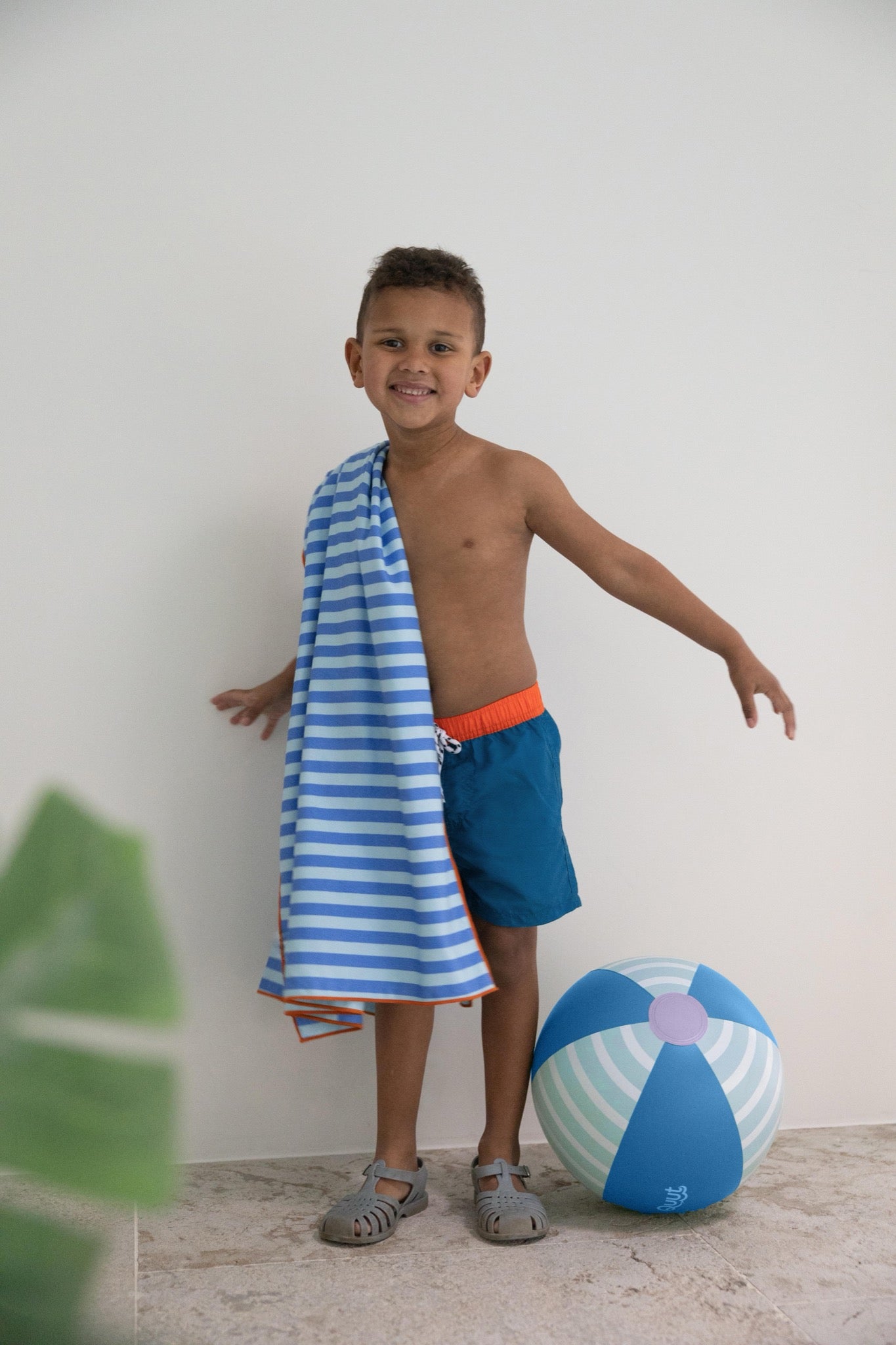 Quut - Quut - Strandlaken Speelhanddoek L (180 x 100cm) - Wegen - Playlaan