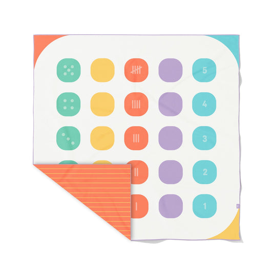 Quut - Quut - Strandlaken Speelhanddoek XL (180 x 180cm) - Evenwichtsspel - Playlaan