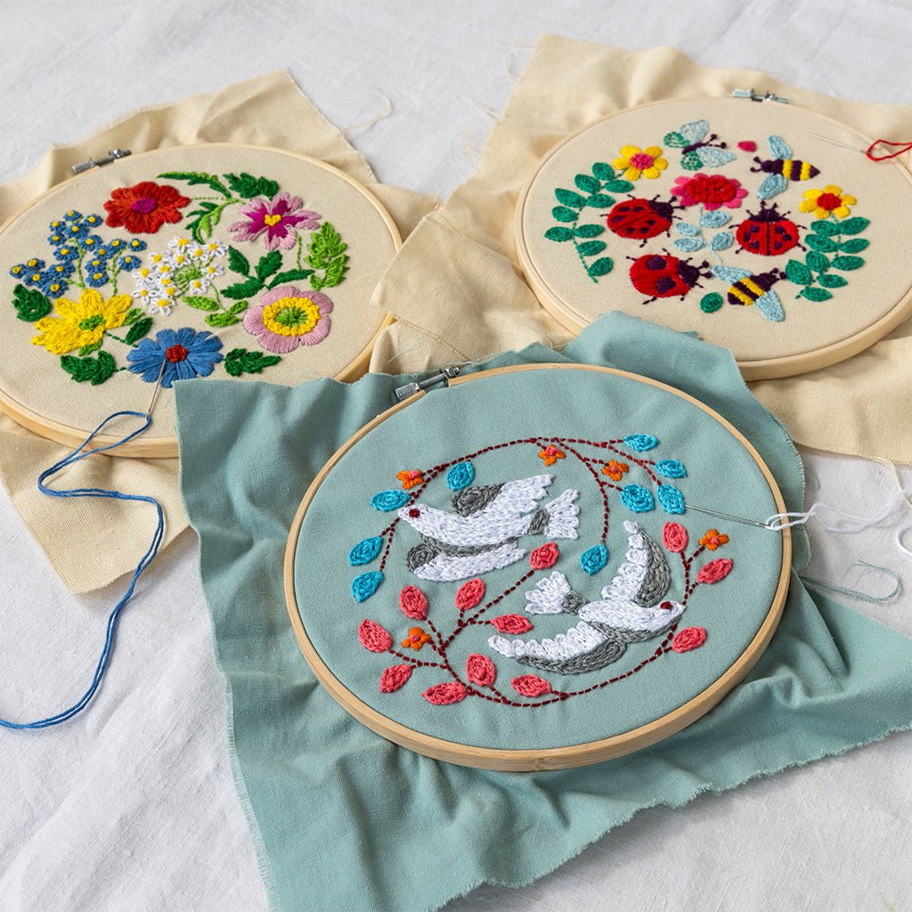 Rex London - Embroidery kit - Wild Flowers - Playlaan