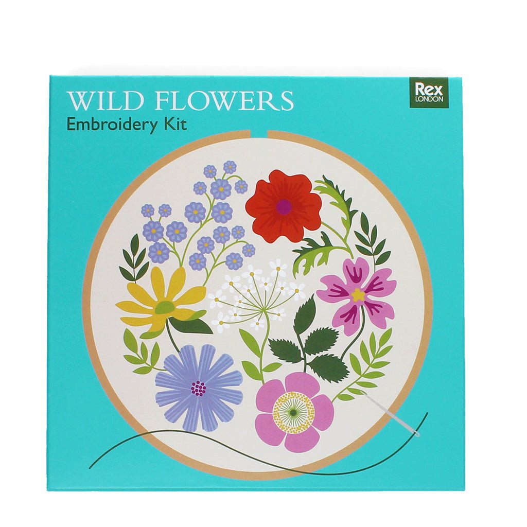 Rex London - Embroidery kit - Wild Flowers - Playlaan