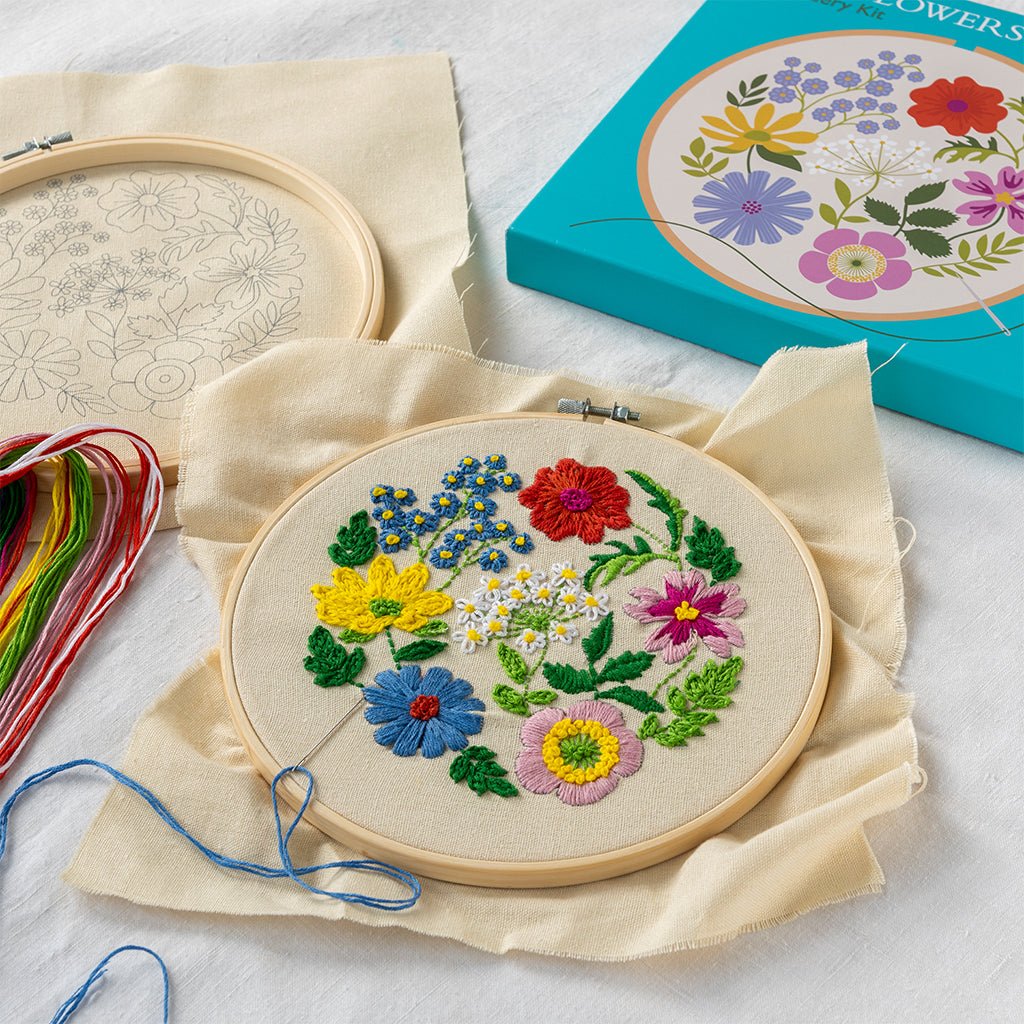 Rex London - Embroidery kit - Wild Flowers - Playlaan