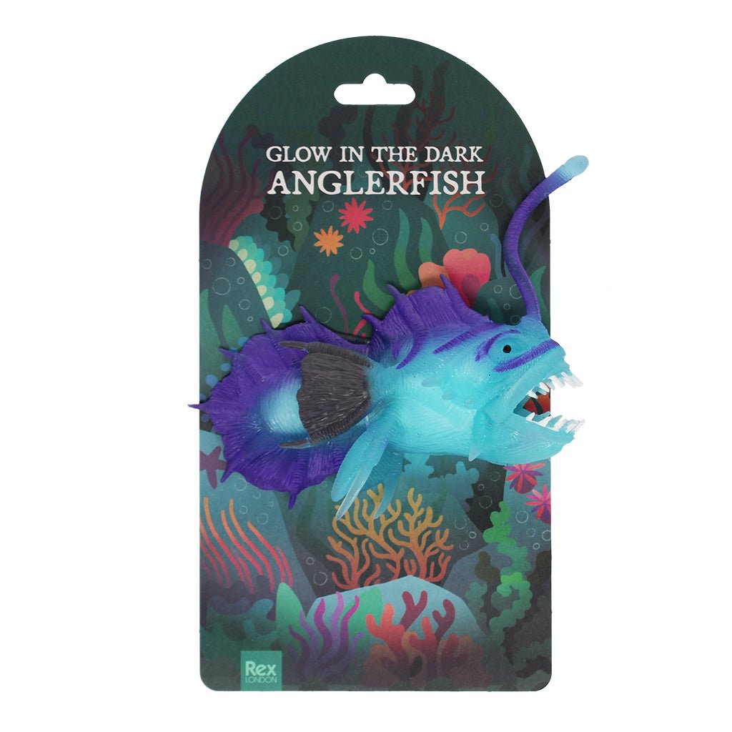 Rex London - Glow in the dark squishy toy - Angler fish - Playlaan