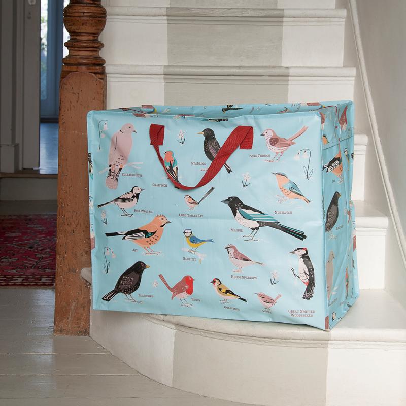 Rex London - Jumbo storage bag - Garden Birds - Playlaan