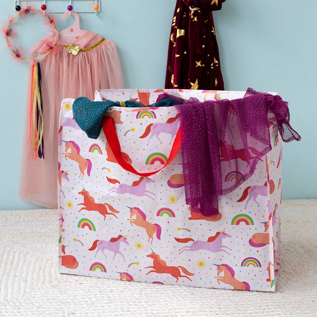 Rex London - Jumbo storage bag - Unicorns - Playlaan