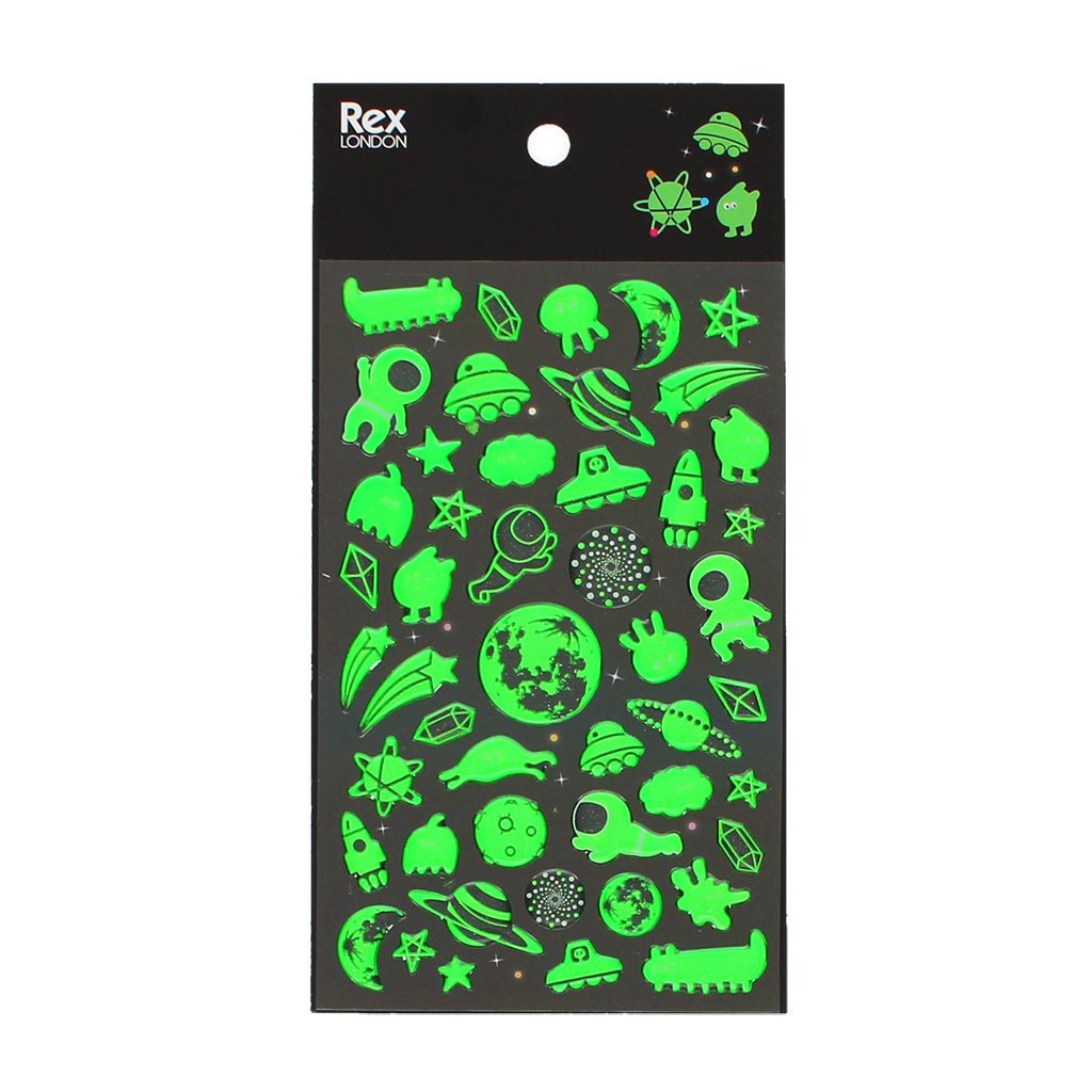 Rex London - Rex London - 3D - stickers Ruimte - Glow in the dark - Playlaan